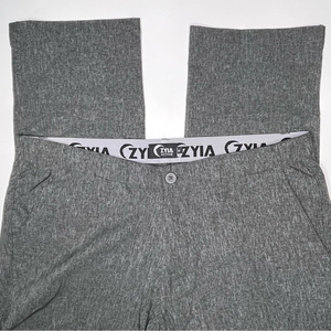 Zyia Activewear Grey Clubhouse Trainer Pants Golf Size XL‎